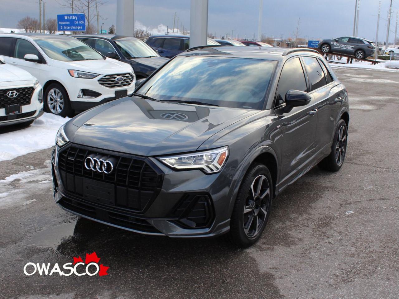 Used 2021 Audi Q3 2.0L Technik! Beautiful Ride! Great kms! Off Lease for sale in Whitby, ON