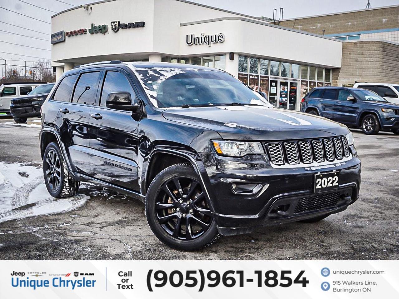 Used 2018 Jeep Grand Cherokee Altitude 4x4| NAV| SUNROOF| LEATHER-TRIMMED SEATS| for sale in Burlington, ON