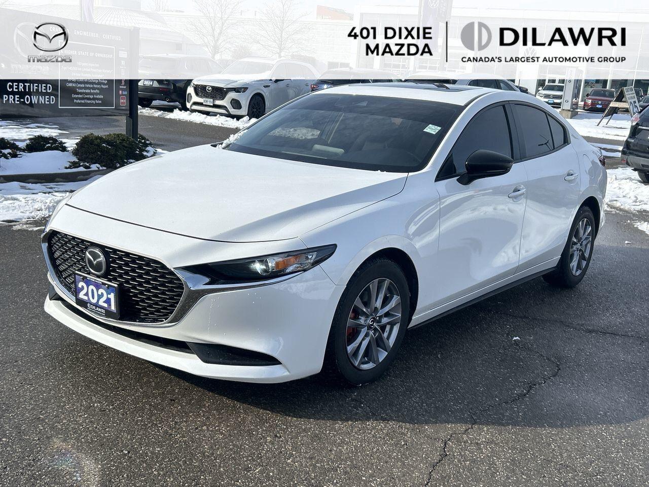 Used 2021 Mazda MAZDA3 GS at CARPLAY/ANDROID AUTO|DILAWRI CERTIFIED|BLIND for sale in Mississauga, ON