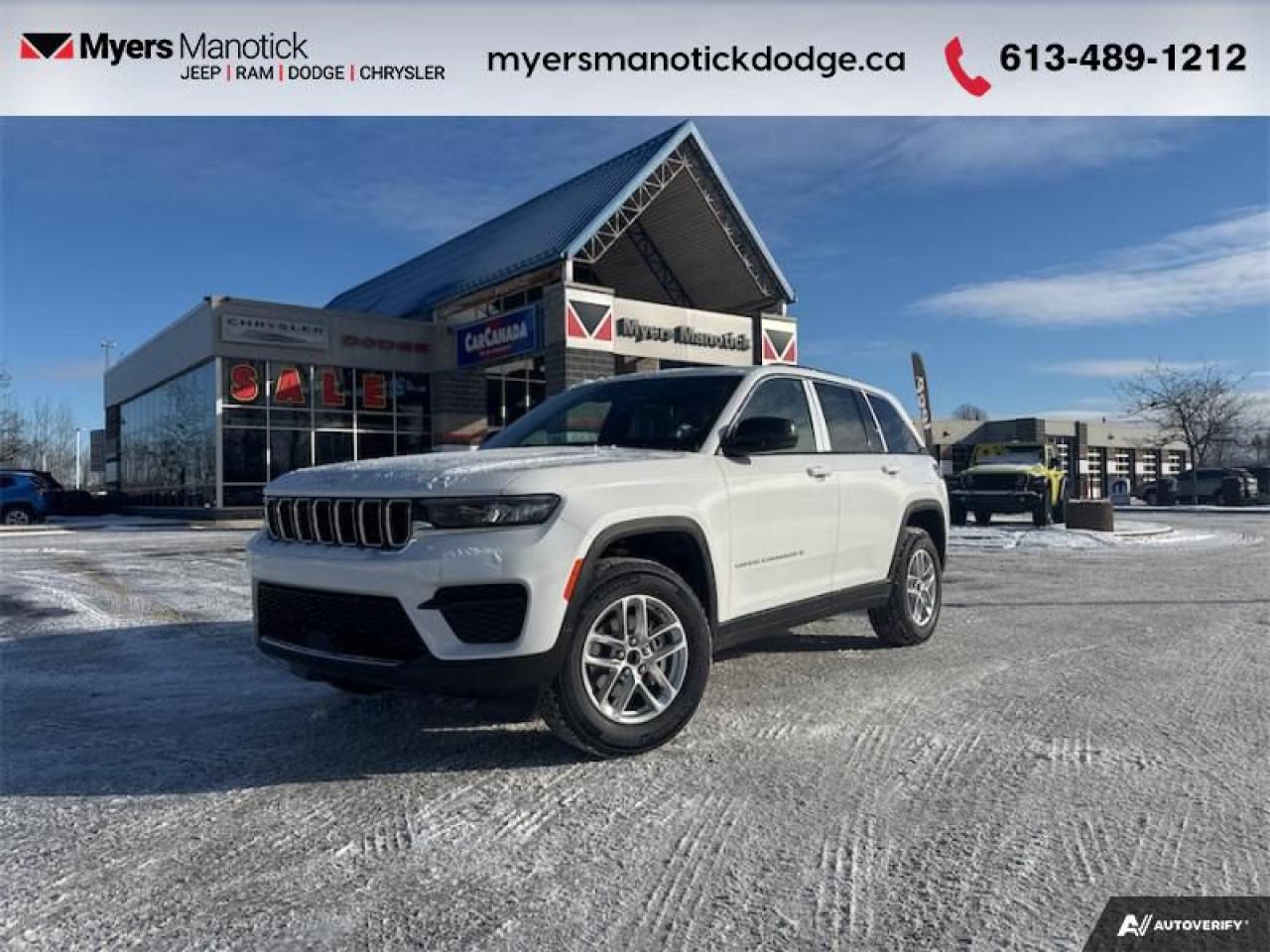 New 2025 Jeep Grand Cherokee Laredo  - Sunroof for sale in Ottawa, ON