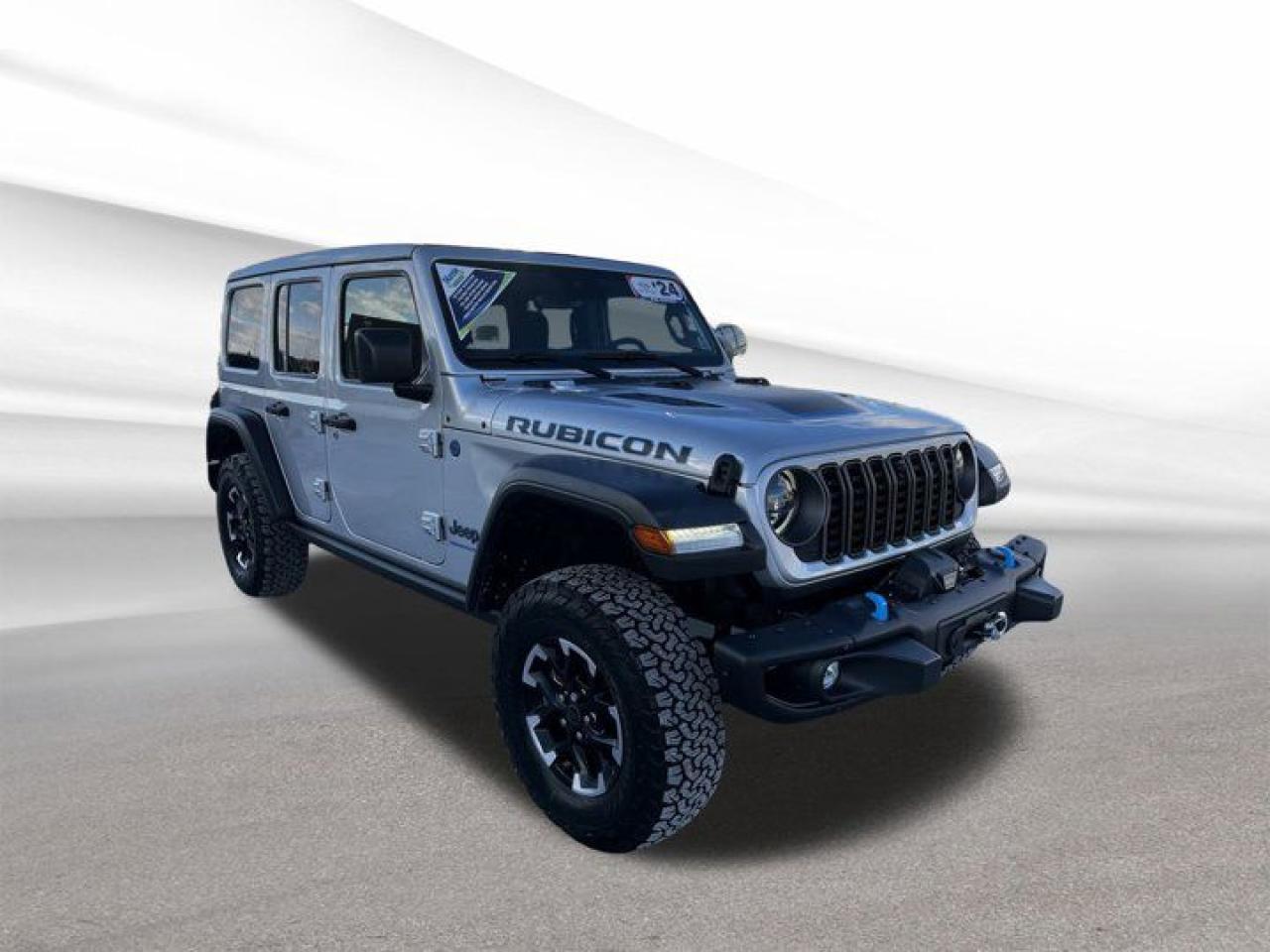 Used 2024 Jeep Wrangler 4xe Rubicon - SKY ONE-TOUCH ROOF, HYBRID, NAV, HEATED SEATS + WHEEL, STEEL BUMPER + WINCH, SAFETY SENSE for sale in Halifax, NS