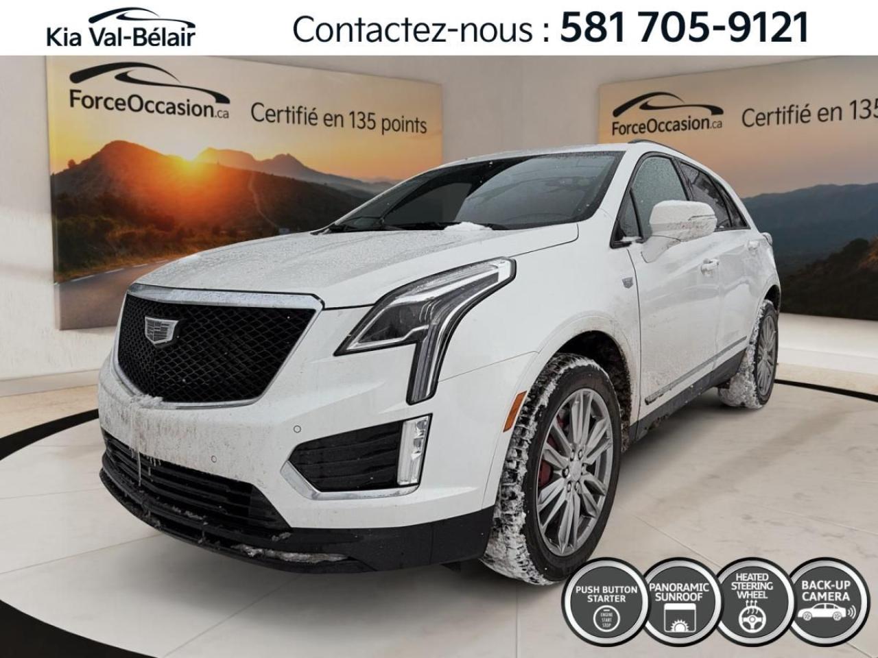 Used 2023 Cadillac XT5 SPORT AWD *310HP *CUIR *TOIT PANO *CARPLAY *CAMÉRA for sale in Québec, QC