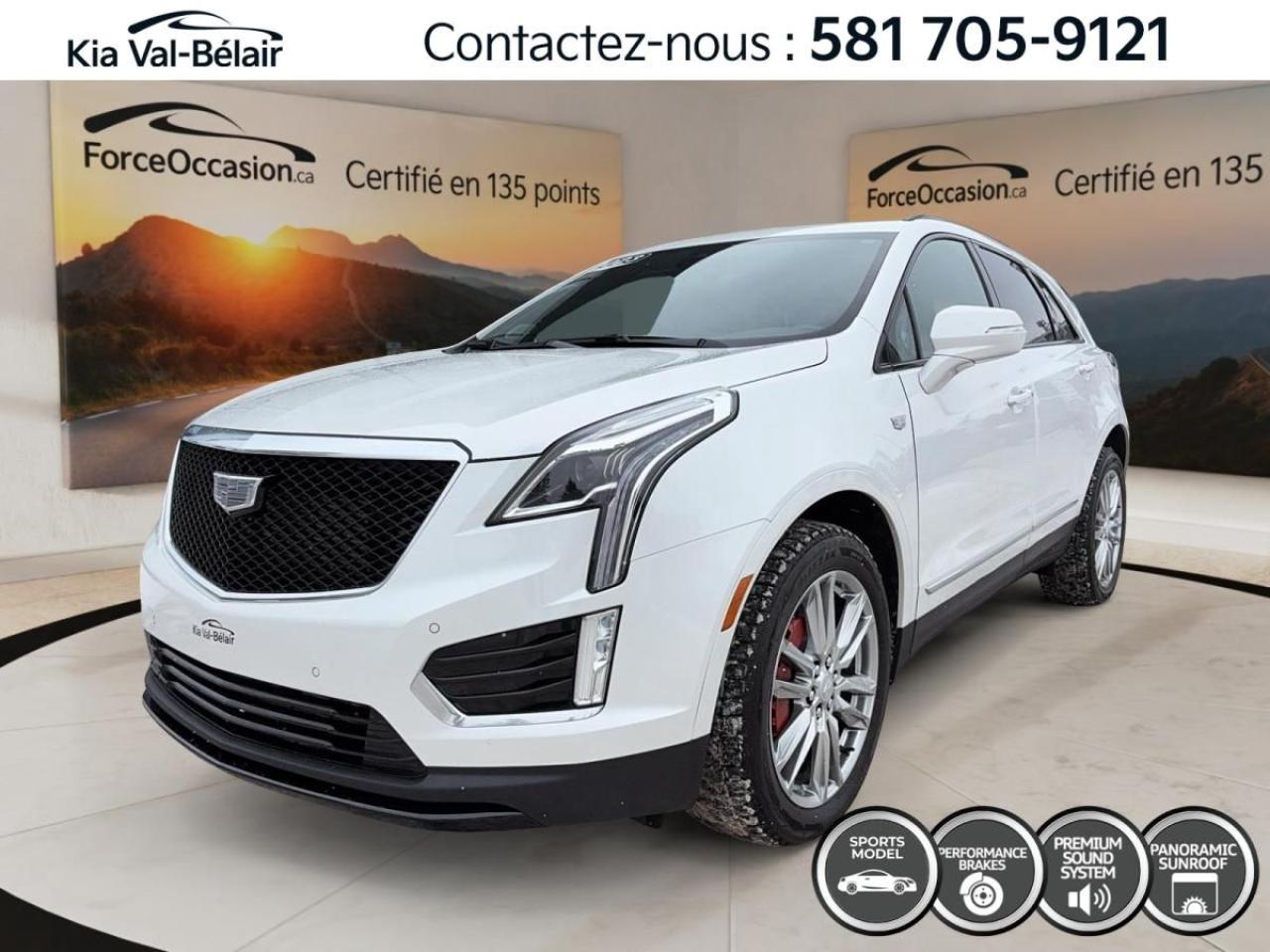 Used 2023 Cadillac XT5 SPORT AWD *310HP *CUIR *TOIT PANO *CARPLAY *CAMÉRA for sale in Québec, QC