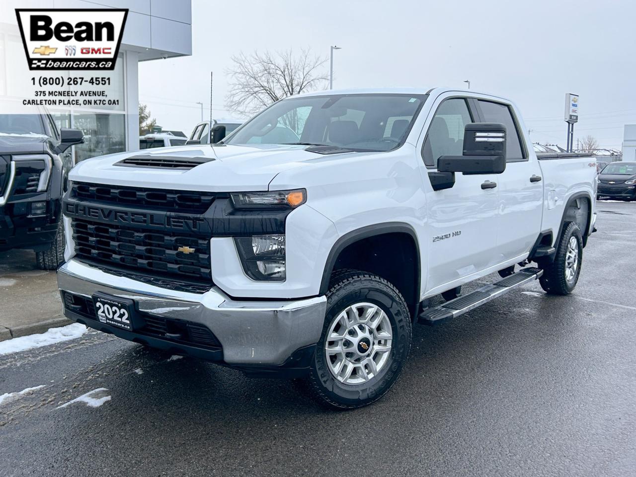 Used 2022 Chevrolet Silverado 2500 HD Work Truck 6.6L V8 WITH REMOTE ENTRY, VINYL FLOORS, HEATED TRAILERING MIRRORS, REAR VISION CAMERA, HITCH GUIDANCE for sale in Carleton Place, ON