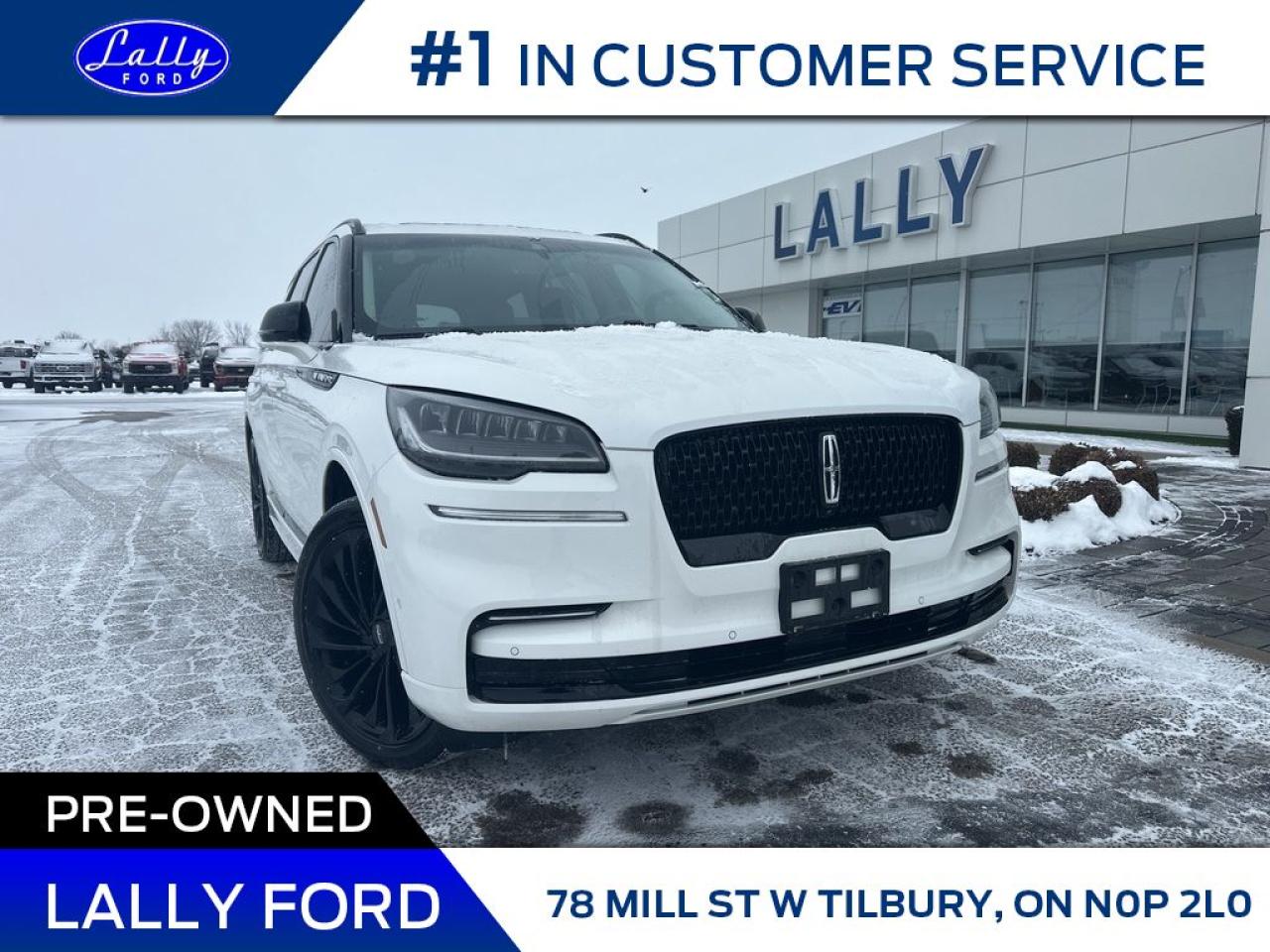 Used 2023 Lincoln Aviator Reserve, Low Km’s, Roof, Nav, Mint! for sale in Tilbury, ON