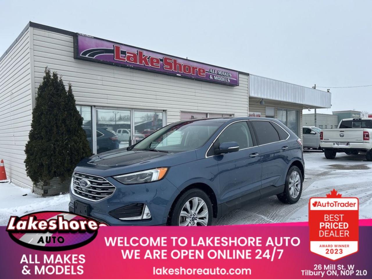 Used 2019 Ford Edge Titanium for sale in Tilbury, ON