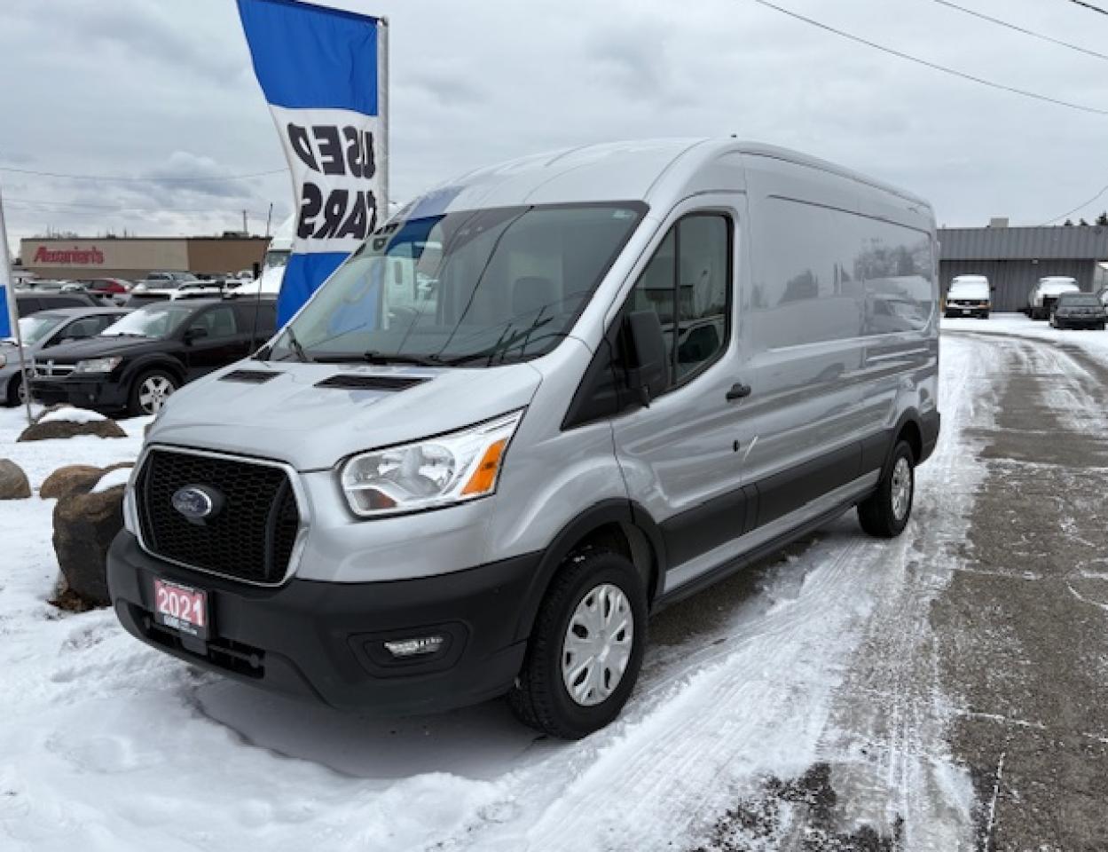 Used 2021 Ford Transit Cargo Van T-350 MED ROOF 148 WB WITH SHELVES for sale in Burlington, ON