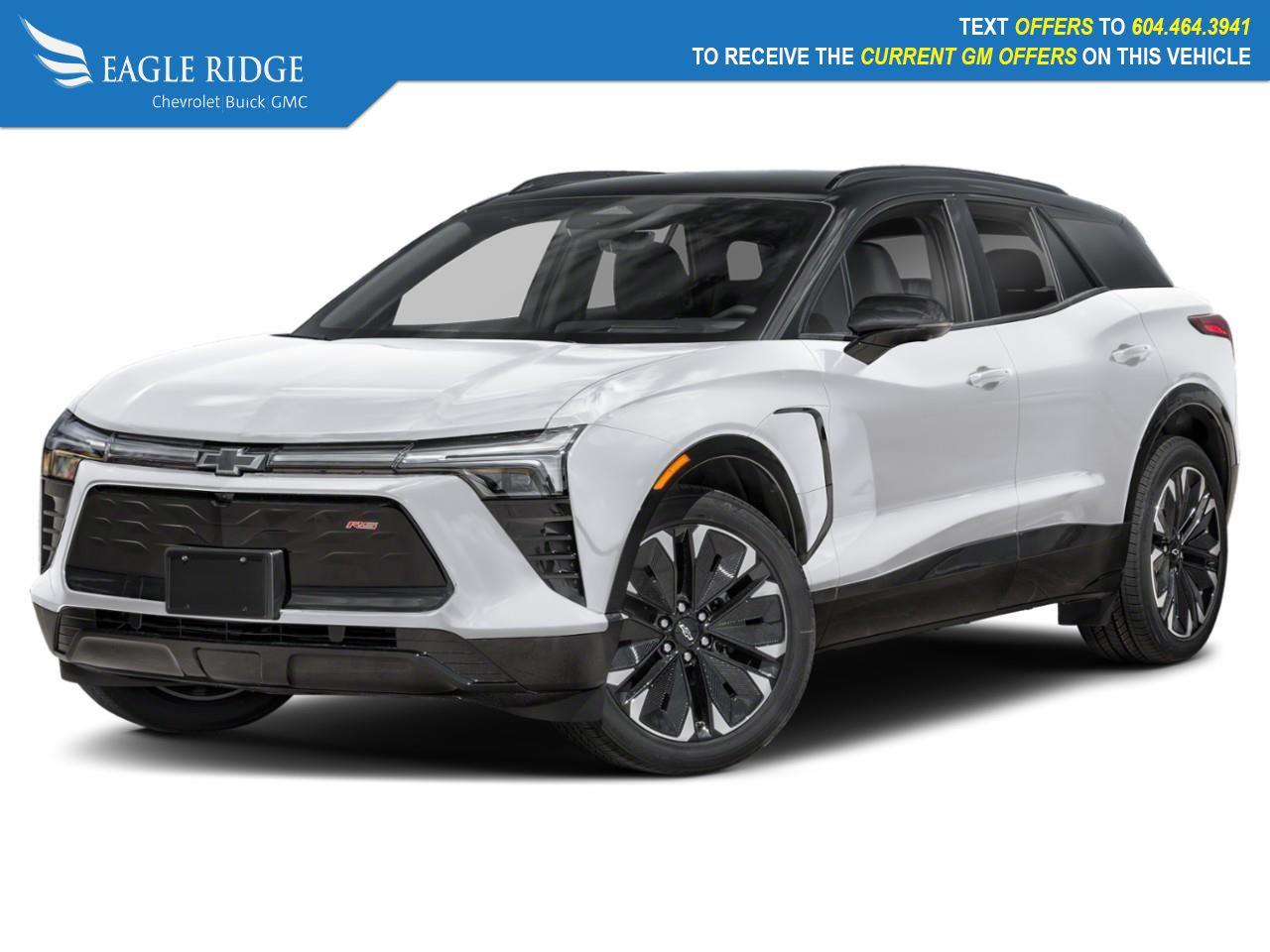 New 2025 Chevrolet Blazer EV RS AWD, smartphone app, adaptive cruise control,5G communication capable, enhanced automatic emergency breaking, lane keep assist17.7 LCD with google built in for sale in Coquitlam, BC