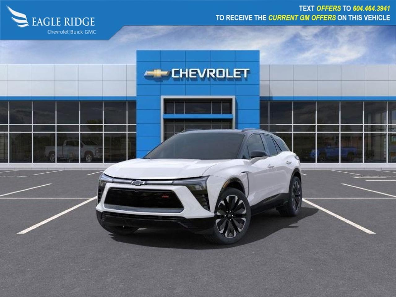 New 2025 Chevrolet Blazer EV RS AWD, smartphone app, adaptive cruise control,5G communication capable, enhanced automatic emergency breaking, lane keep assist17.7 LCD with google built in for sale in Coquitlam, BC