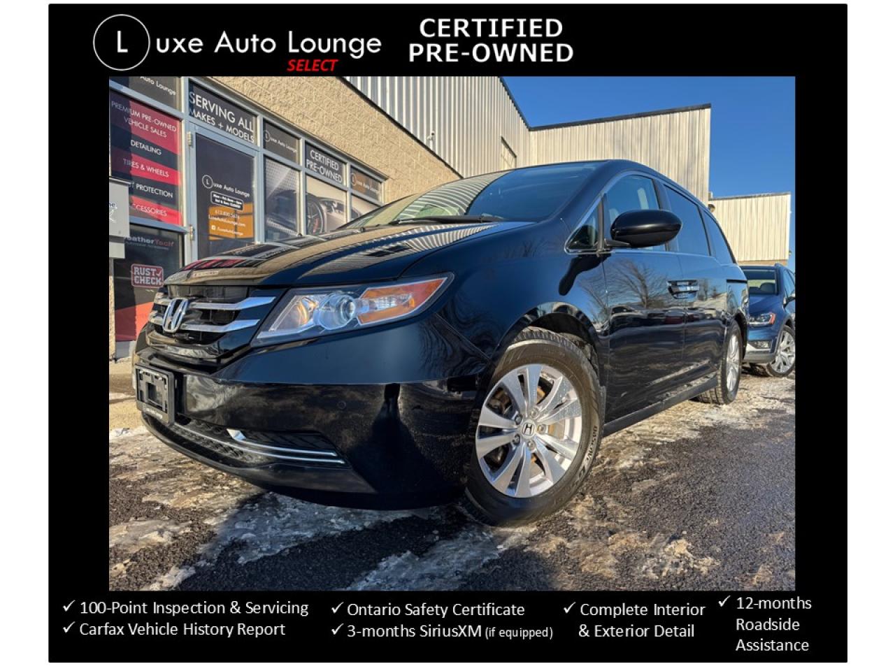 Used 2016 Honda Odyssey EX-L RES WITH REAR DVD, LEATHER, POWER DOORS! for sale in Orleans, ON