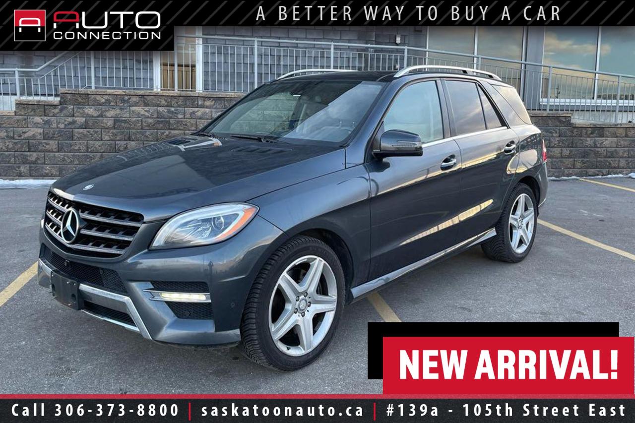 Used 2015 Mercedes-Benz ML-Class ML400 4MATIC - LOW KMS - SPORT PKG - PREMIUM PKG - MASSAGE SEATS for sale in Saskatoon, SK