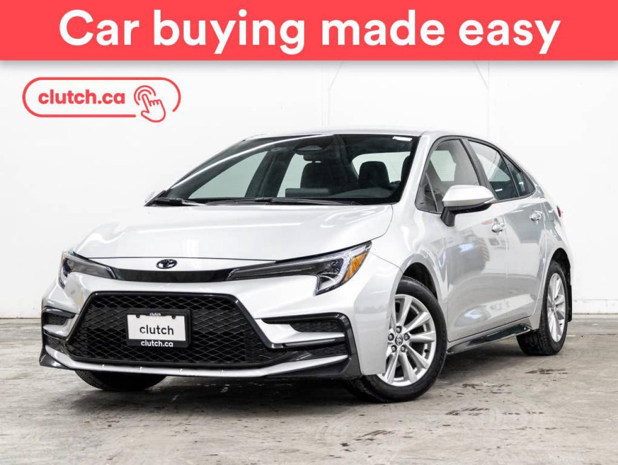 Used 2024 Toyota Corolla SE w/ Apple CarPlay & Android Auto, Heated Front Seats, Rearview Camera for sale in Toronto, ON