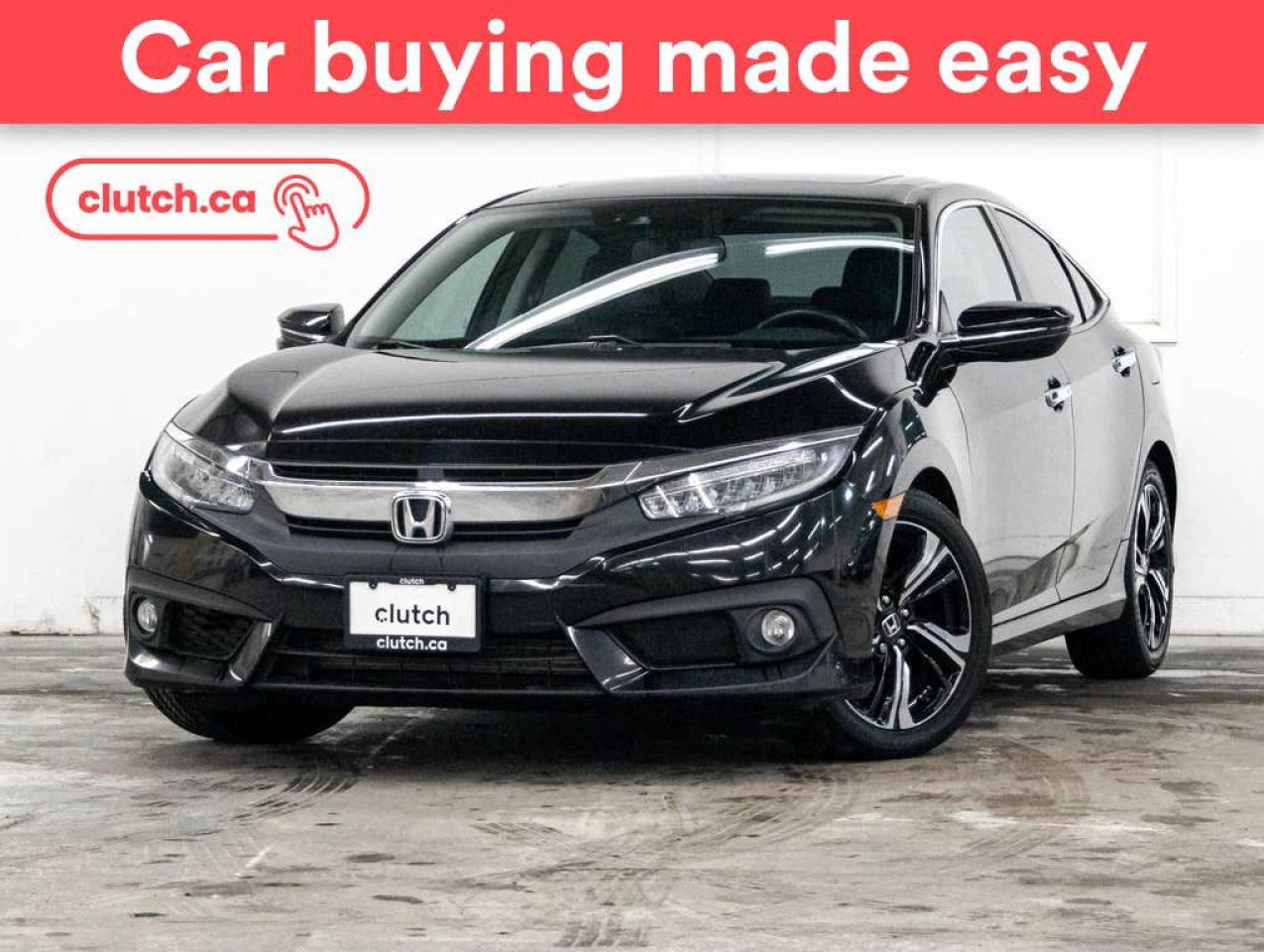 Used 2017 Honda Civic Touring w/ Apple CarPlay & Android Auto, Dual Zone A/C, Power Sunroof for sale in Toronto, ON