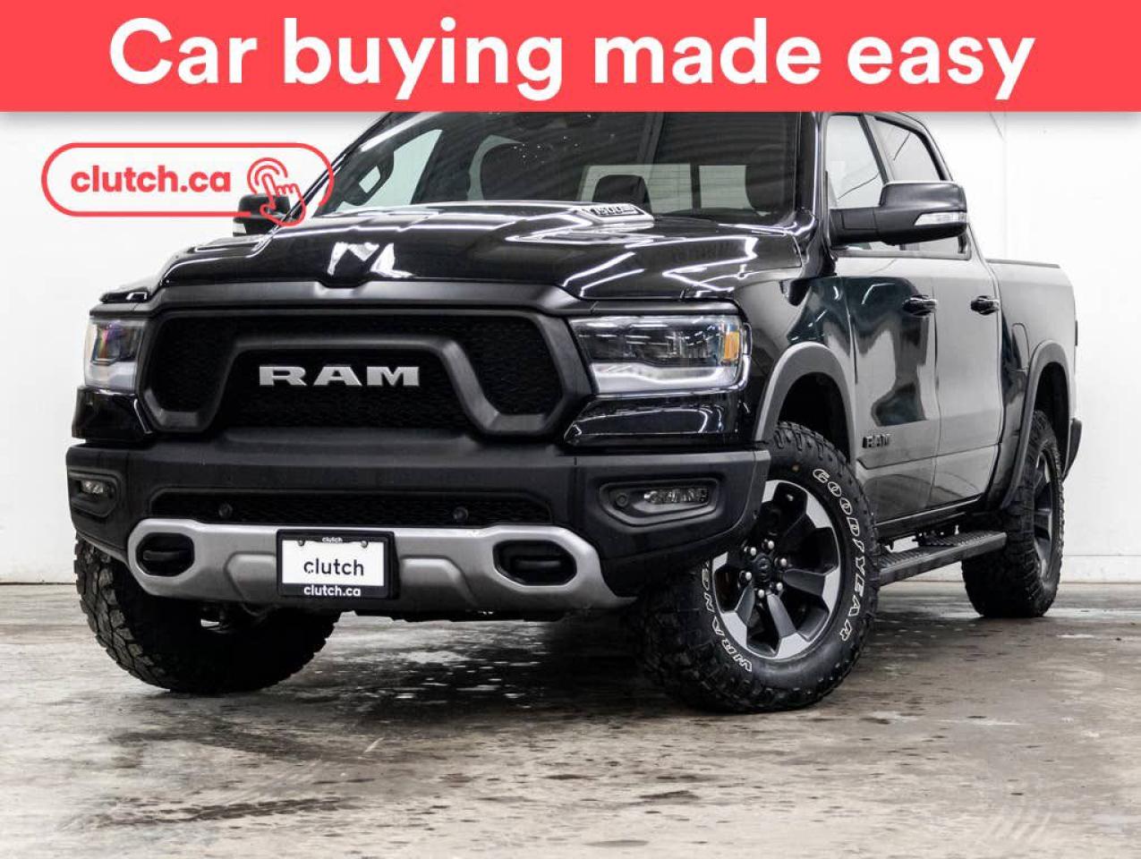 Used 2021 RAM 1500 Rebel Crew Cab 4X4 w/ Appel CarPlay & Android Auto, Panoramic Moonroof, Nav for sale in Toronto, ON