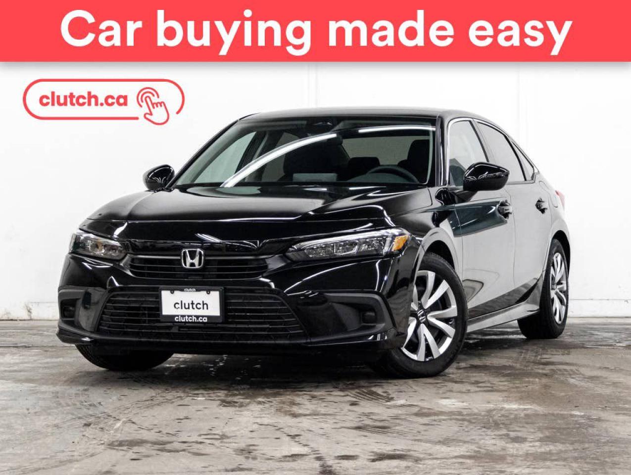 Used 2024 Honda Civic LX-B w/ Apple CarPlay & Android Auto, Heated Front Seats, Rearview Camera for sale in Toronto, ON