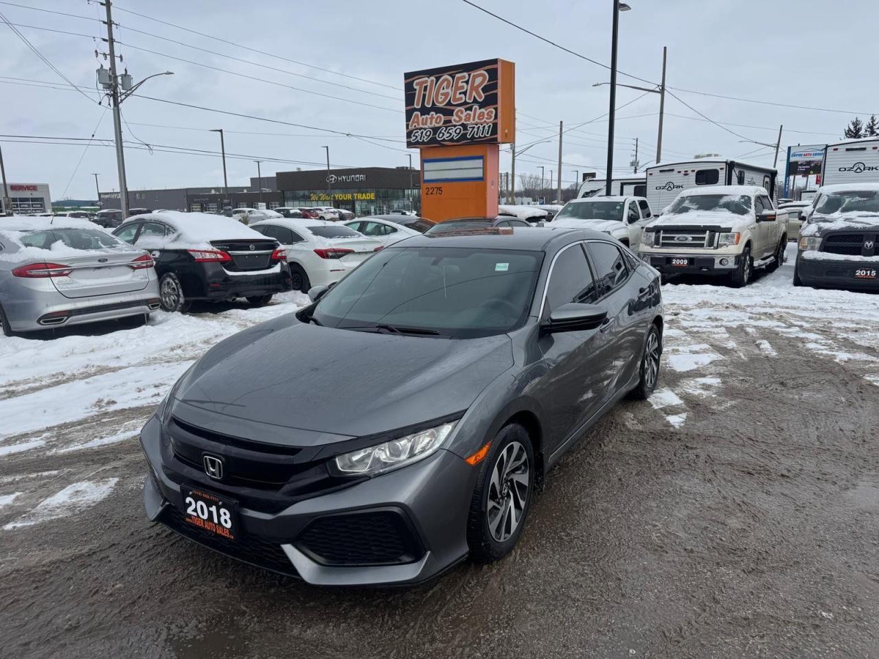 Used 2018 Honda Civic HATCHBACK, LX, TURBO, ONLY 119KMS, CERTIFIED for sale in London, ON