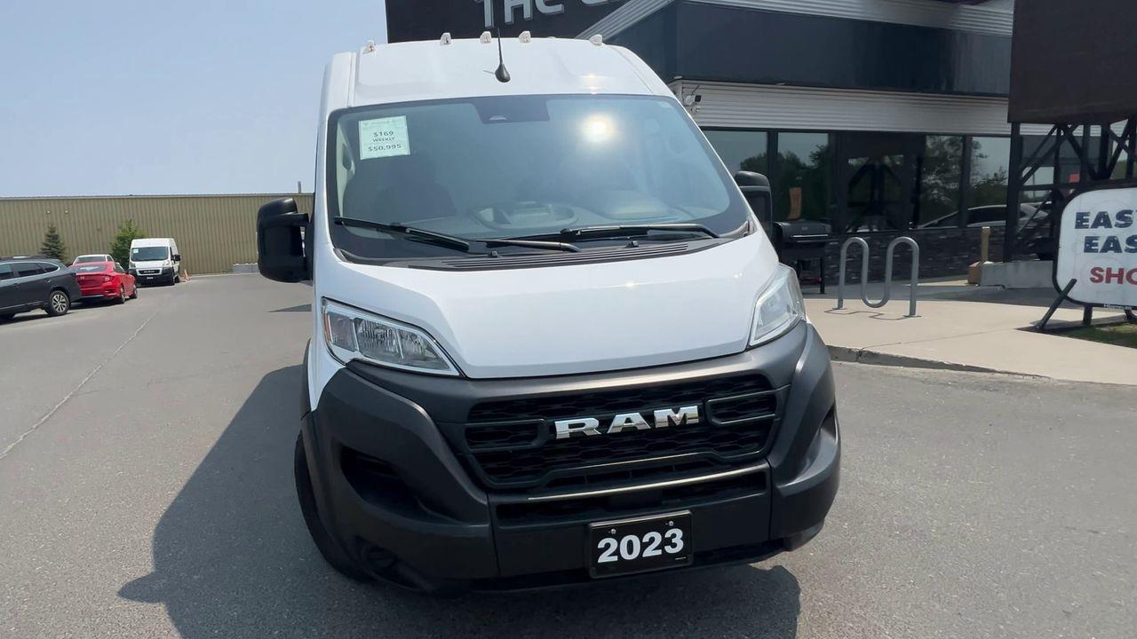 2023 RAM 2500 ProMaster High Roof PREVIOUS DAILY RENTAL - 2 PASSENGER CARGO VAN, BACK UP CAM, SIRIUS XM, APPLE CARPLAY/ANDROID AUTO!! Photo2