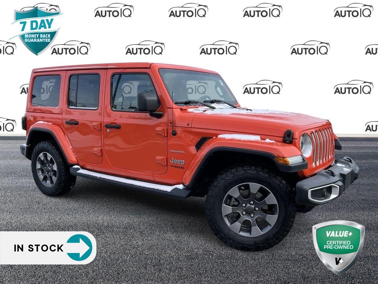 Used 2019 Jeep Wrangler Unlimited Sahara CONVERTIBLE HARDTOP | COLD WEATHER GROUP | REMOTE for sale in Oakville, ON