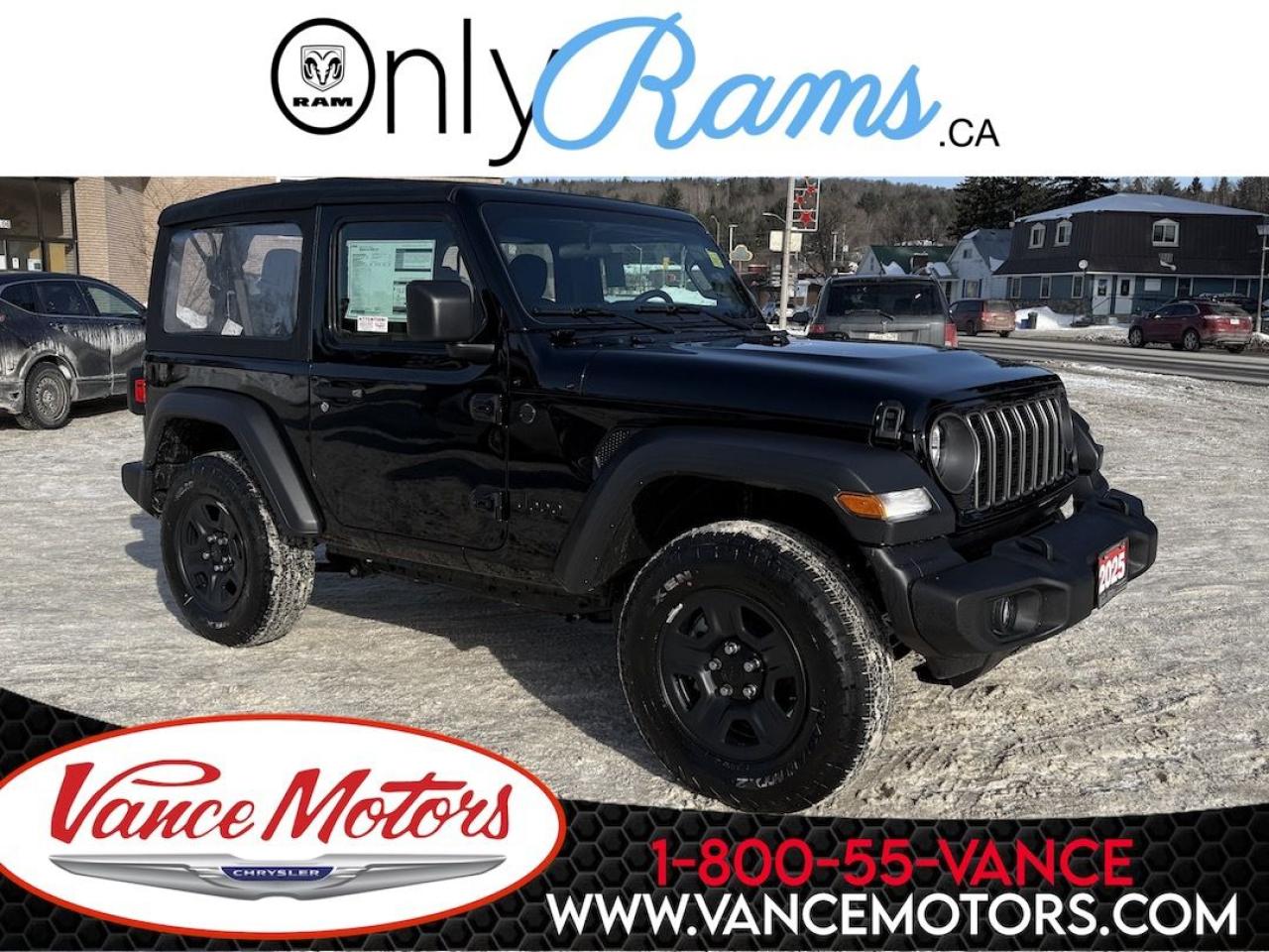 New 2025 Jeep Wrangler Sport 4X4 for sale in Bancroft, ON