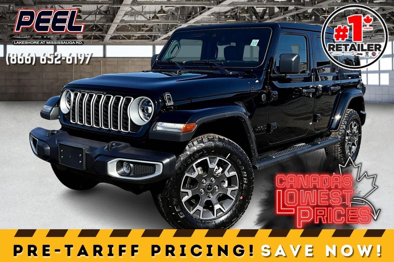 New 2025 Jeep Wrangler SAHARA | 4DOOR | Leather | Sky-Top | Safety Grp for sale in Mississauga, ON