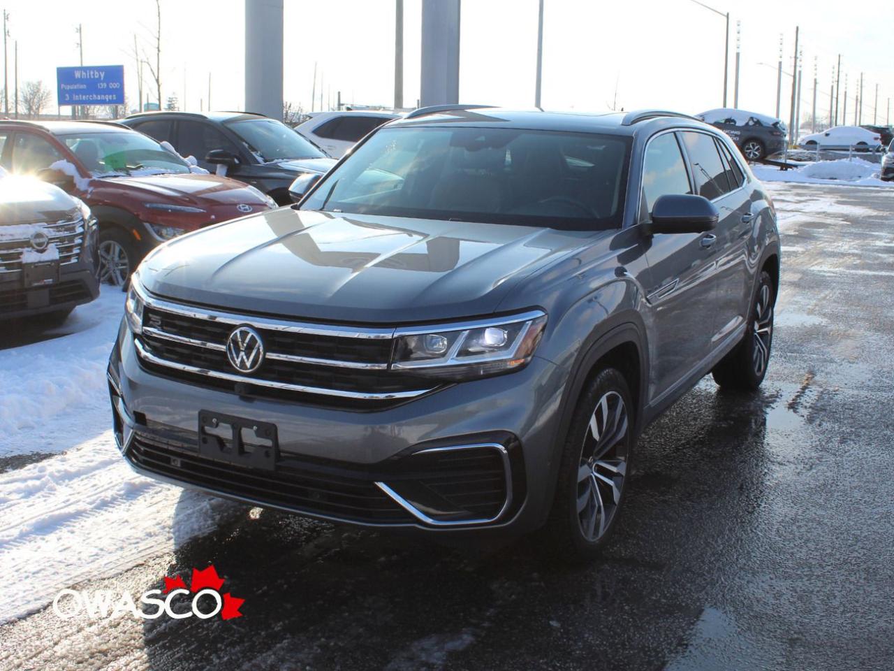 Used 2021 Volkswagen Atlas Cross Sport 3.6L Execline! Great kms! Leather! Sunroof! for sale in Whitby, ON