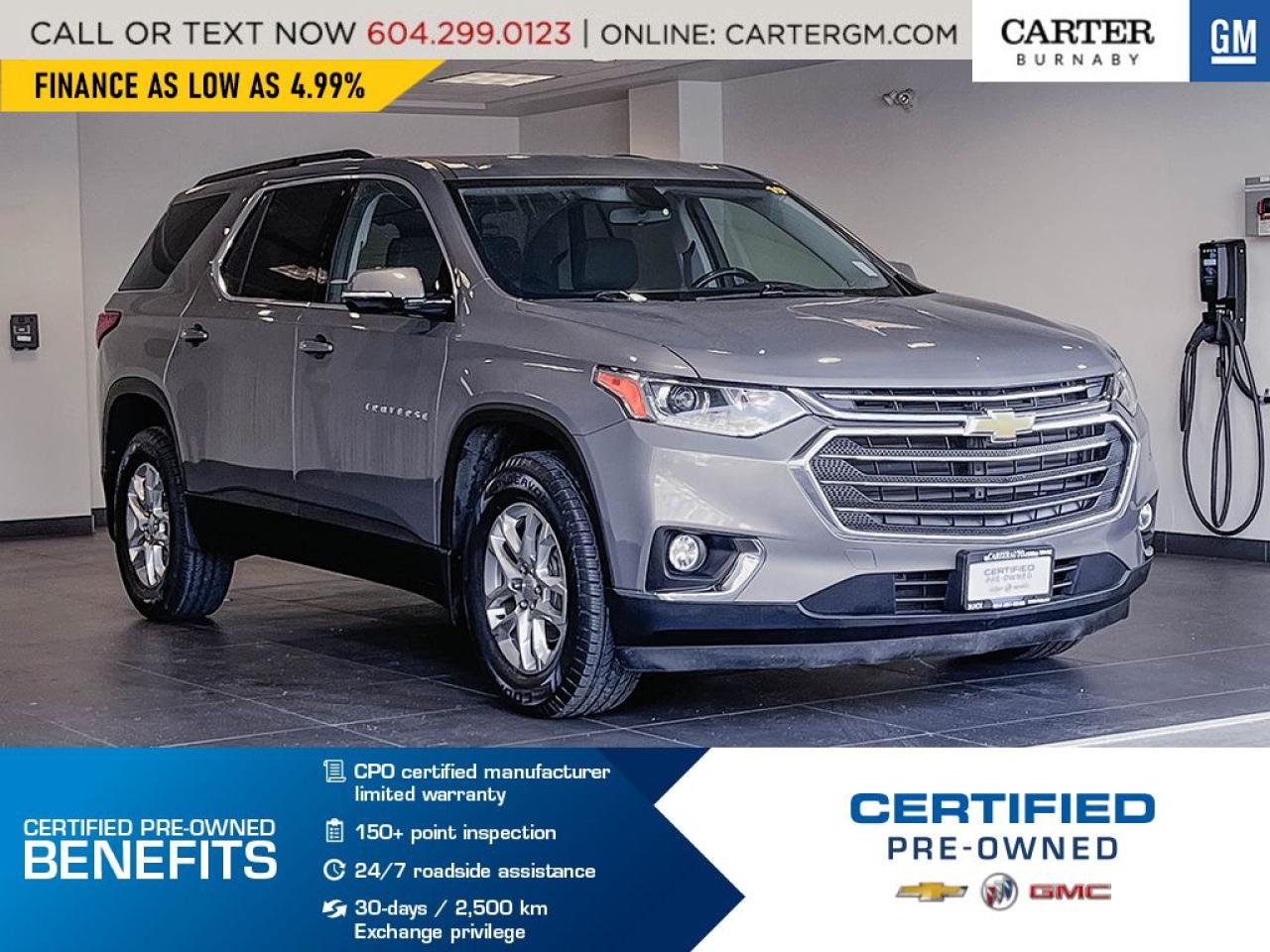 Used 2019 Chevrolet Traverse LT w/Cloth | Alum Wheels/Heated Seats/Pwr Liftgate for sale in Burnaby, BC