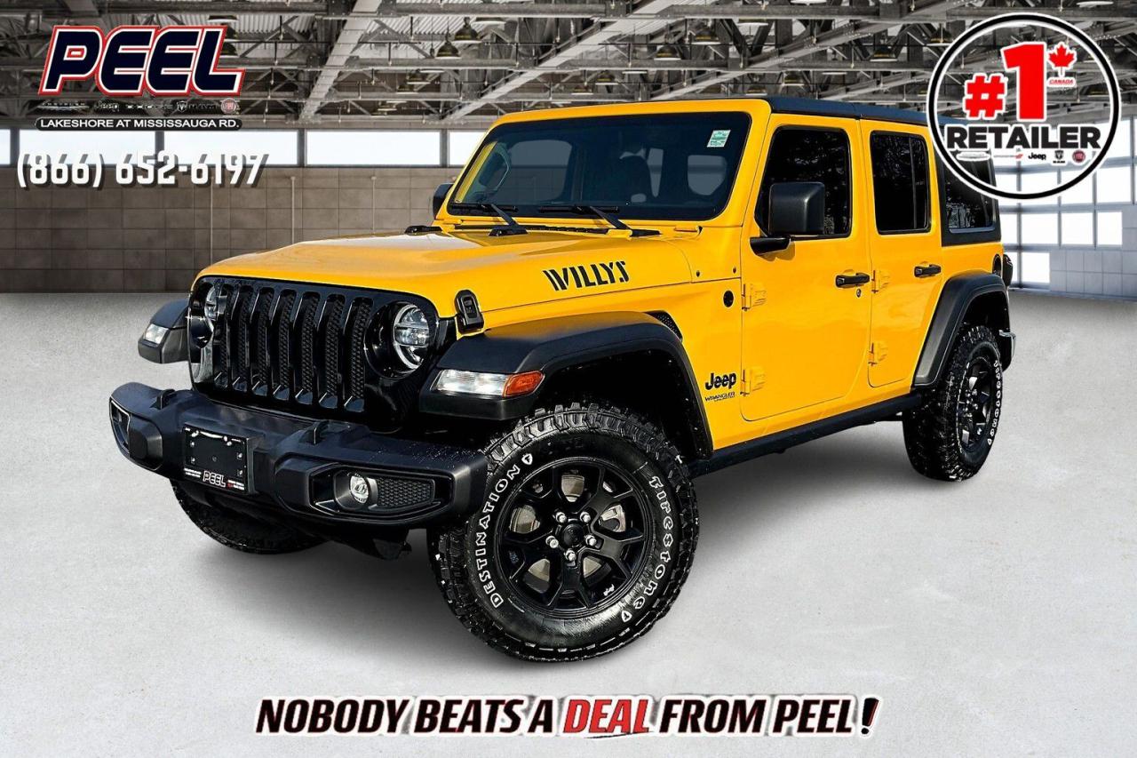 Used 2021 Jeep Wrangler Willys 4Dr | HellaYella | Tech Grp | DualTop | 4X4 for sale in Mississauga, ON