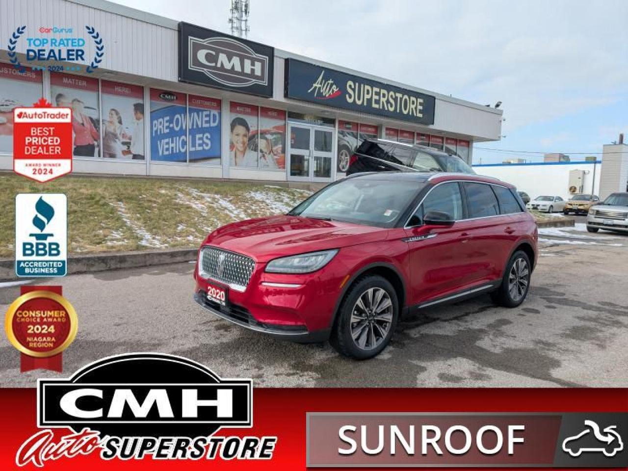 Used 2020 Lincoln Corsair Reserve  **RED CARPET MET TRI-COAT** for sale in St. Catharines, ON