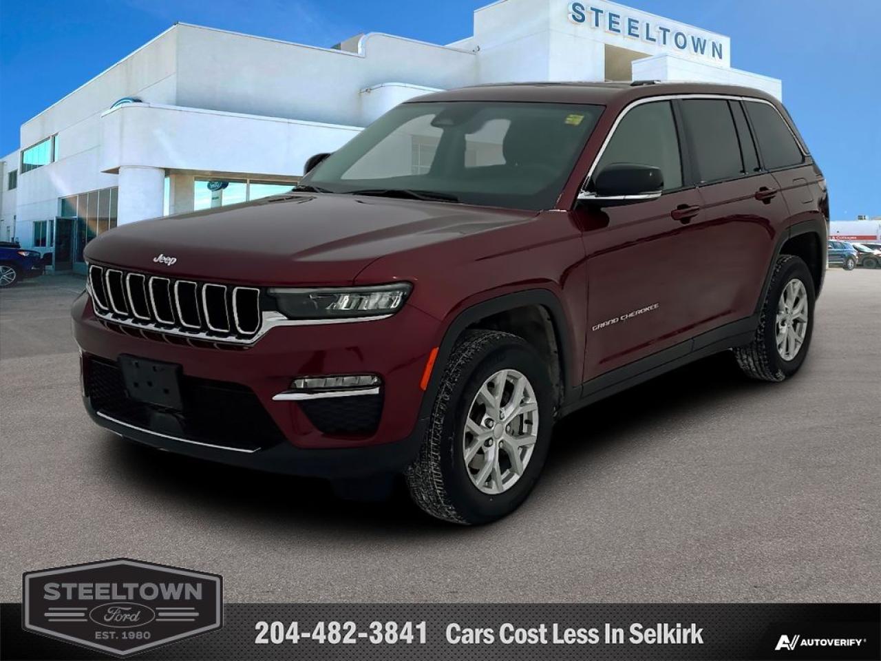 Used 2023 Jeep Grand Cherokee Limited  - Leather Seats for sale in Selkirk, MB