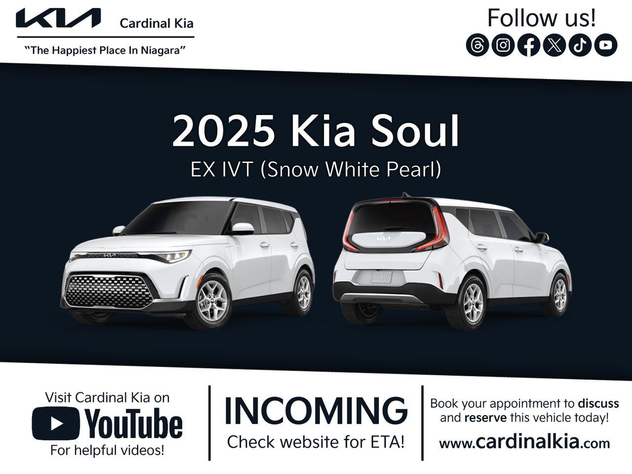 New 2025 Kia Soul EX for sale in Niagara Falls, ON