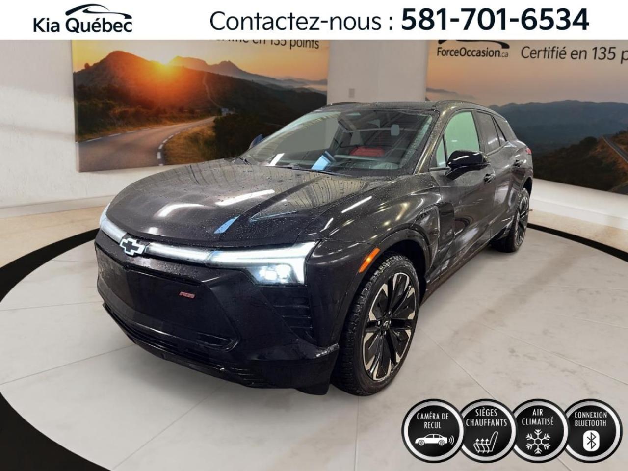 Used 2024 Chevrolet Blazer EV RS *GPS *VOLANT CHAUFFANT *BLUETOOTH *CARPLAY for sale in Québec, QC