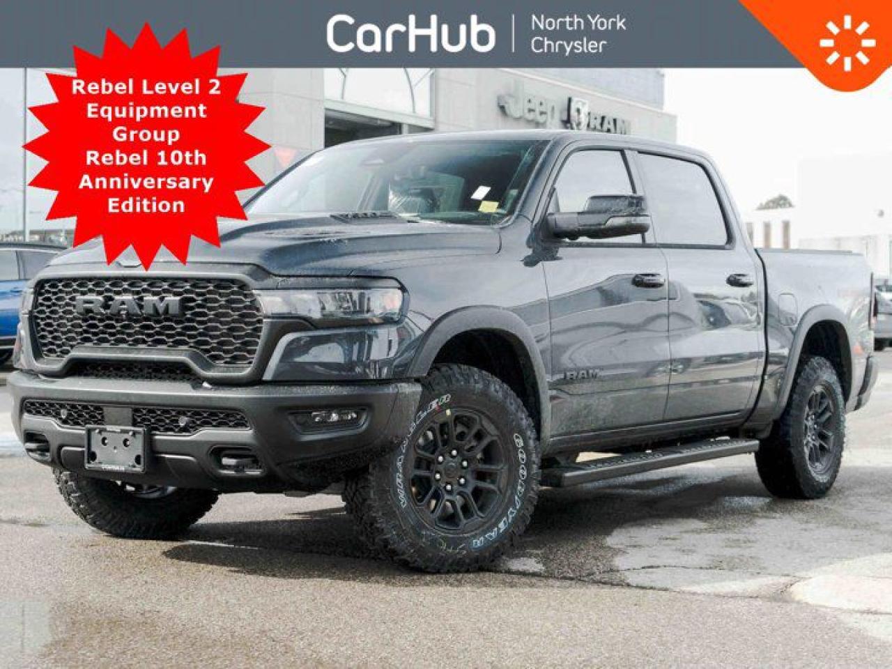 
This Ram 1500 is rugged, reliable, and ready for any job. It boasts a Twin Turbo Regular Unleaded I-6 3.0 L/183 engine powering this Automatic transmission. TRANSMISSION: 8-SPEED AUTOMATIC (STD), TECHNOLOGY GROUP -inc: Head-Up Display, LED Centre High-Mounted Stop Lamps, 12-Way/1-Way Trailer Connector, REBEL LEVEL 2 EQUIPMENT GROUP -inc: Power Adjustable Pedals w/Memory, Front Passenger Interactive Display, Power 2-Way Passenger Lumbar Adjust, 115V Rear Auxiliary Power Outlet, Media Hub w/2 USB Charging Ports, Proximity Approach/Departure Lamps, Exterior Front Lighting Animation, Power 8-Way Adjustable Front Passenger Seat, Security Alarm, Dual Wireless Charging Pad, 19-Speaker harman/kardon Prem Sound, Rear Window Defroster, Rain-Sensing Windshield Wipers, Radio: Uconnect 5 Nav w/14.4 Display, Accent Colour Door Handles, Second-Row Heated Seats, Black Painted Exterior Mirror Caps, Off-Road Info Pages, Exterior Mirrors Approach Lamps, Smartphone As A Key, 14.4 Touchscreen Display, Accent-Colour Premium Power Mirrors, Rear Exterior Lighting Animation, Remote Proximity Keyless Entry, Accent Colour Tailgate Handle, Exterior Mirrors w/Memory Settings, Driver Seat w/Memory Setting, Power Tailgate, Radio/Driver Seat/Mirrors/Pedals Memory. Our advertised prices are for consumers (i.e. end users) only.

This Ram 1500 Comes Equipped with These Options
 Panoramic Roof Rebel Level 2 Equipment Group Rebel 10th Anniversary Edition Technology Group  Advanced Safety Group II Ram Tow Assist Kit Harman Kardon Audio System
QUICK ORDER PACKAGE 21W REBEL -inc: Engine: 3.0L I6 Hurricane SO Twin Turbo ESS, Transmission: 8-Speed Automatic , REBEL 10TH ANNIVERSARY EDITION -inc: Floor Console, TRX Special Edition Console Badge, Leather Wrapped Shift Knob, Leather-Wrapped Steering Wheel, Steering Wheel Mounted Shift Control, Dual-Pane Panoramic Sunroof, LED Dual Dome Reading Lamps, GT Interior Theme, Rebel 10th Anniversary Side Graphics, Rough Road Cruise Control, RAM TOW ASSIST KIT, RADIO: UCONNECT 5 NAV W/14.4 DISPLAY, LOWER TWO TONE PAINT, FORGED BLUE METALLIC, ENGINE: 3.0L I6 HURRICANE SO TWIN TURBO ESS (STD), DUAL-PANE PANORAMIC SUNROOF -inc: LED Dual Dome Reading Lamps, DIAMOND BLACK CRYSTAL PEARLCOAT, BLACK, PREMIUM LEATHER-FACED/VINYL BUCKET SEATS -inc: Power 4-Way Passenger Lumbar Adjust, Rear 60/40 Folding/Reclining Seat, Front Ventilated Seats, Power 4-Way Driver Lumbar Adjust, Second-Row Heated Seats, Front Heated Seats, Heated Steering Wheel, Driver Seat w/Memory Setting, Power 8-Way Adjustable Front Passenger Seat.

 

Call today or drop by for more information.

 

Drive Happy with CarHub

*** All-inclusive, upfront prices -- no haggling, negotiations, pressure, or games

*** Purchase or lease a vehicle and receive a $1000 CarHub Rewards card for service.

*** Purchase this vehicle fully online on CarHub websites

 

Transparency Statement
Online prices and payments are for finance purchases -- please note there is a $750 finance/lease fee. Cash purchases for used vehicles have a $2,200 surcharge (the finance price + $2,200), however cash purchases for new vehicles only have tax and licensing extra -- no surcharge. NEW vehicles priced at over $100,000 including add-ons or accessories are subject to the additional federal luxury tax. While every effort is taken to avoid errors, technical or human error can occur, so please confirm vehicle features, options, materials, and other specs with your CarHub representative. This can easily be done by calling us or by visiting us at the dealership. CarHub used vehicles come standard with 1 key. If we receive more than one key from the previous owner, we include them with the vehicle. Additional keys may be purchased at the time of sale. Ask your Product Advisor for more details. Payments are only estimates derived from a standard term/rate on approved credit. Terms, rates and payments may vary. Prices, rates and payments are subject to change without notice. Please see our website for more details.
