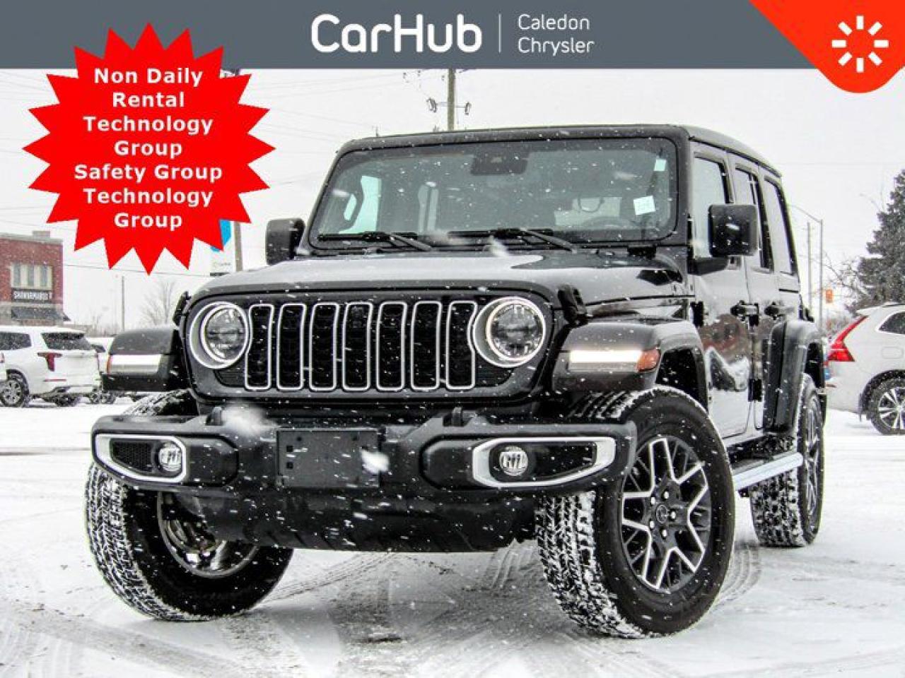 Used 2024 Jeep Wrangler Sahara Sky OneTouch power top Blind Spot for sale in Bolton, ON