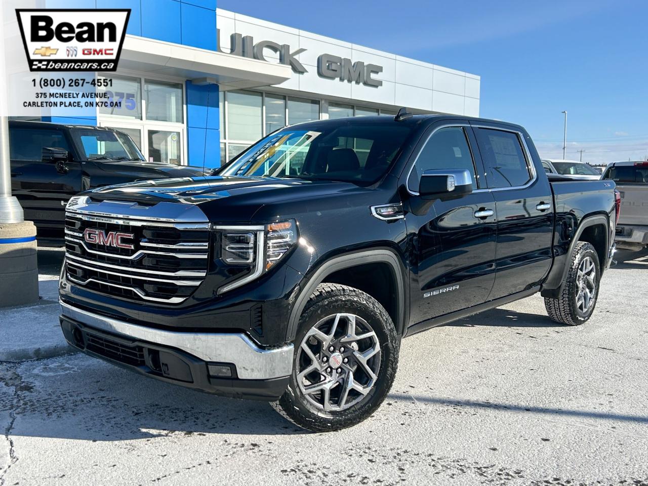 New 2025 GMC Sierra 1500 SLT DURAMAX 3.0L WITH REMOTE START/ENTRY, SUNROOF, HEATED SEATS, HEATED STEERING WHEEL, VENTILATED SEATS, HD REAR VIEW CAMERA for sale in Carleton Place, ON