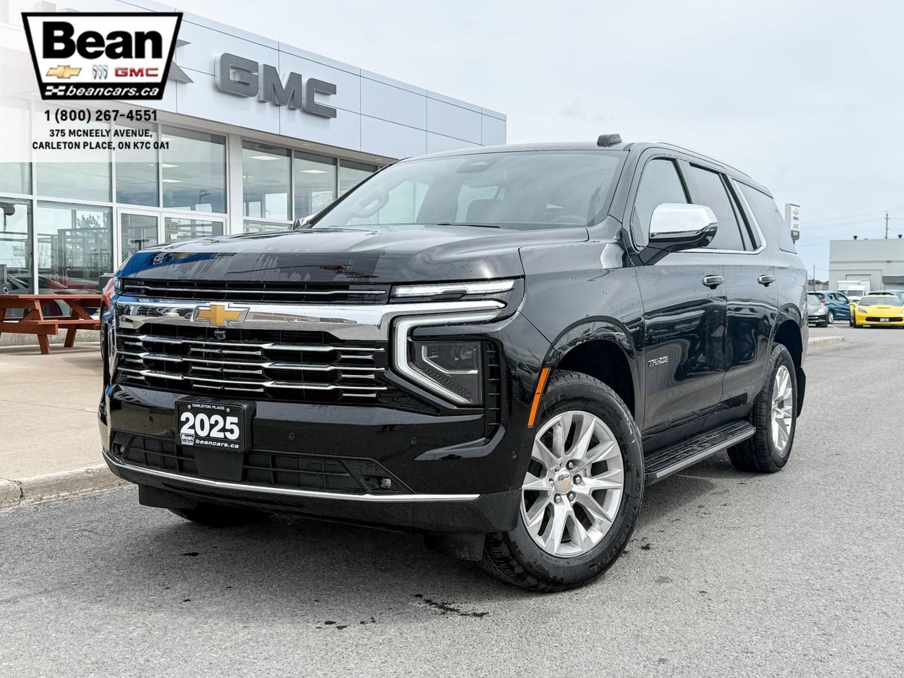 2025 Chevrolet Tahoe Premier 5.3L V8 WITH REMOTE START/ENTRY, HEATED SEATS, HEATED STEERING WHEEL, VENTILATED SEATS, POWER LIFTGATE, BOSE SPEAKER SYSTEM, ADAPTIVE CRUISE CONTROL Photo