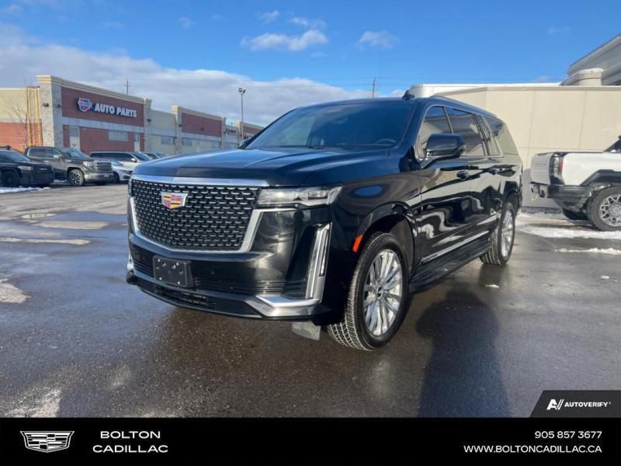 Used 2024 Cadillac Escalade ESV Premium Luxury CADILLAC CERTIFIED PRE-OWNED - FINANCE @ 4.99% for sale in Bolton, ON