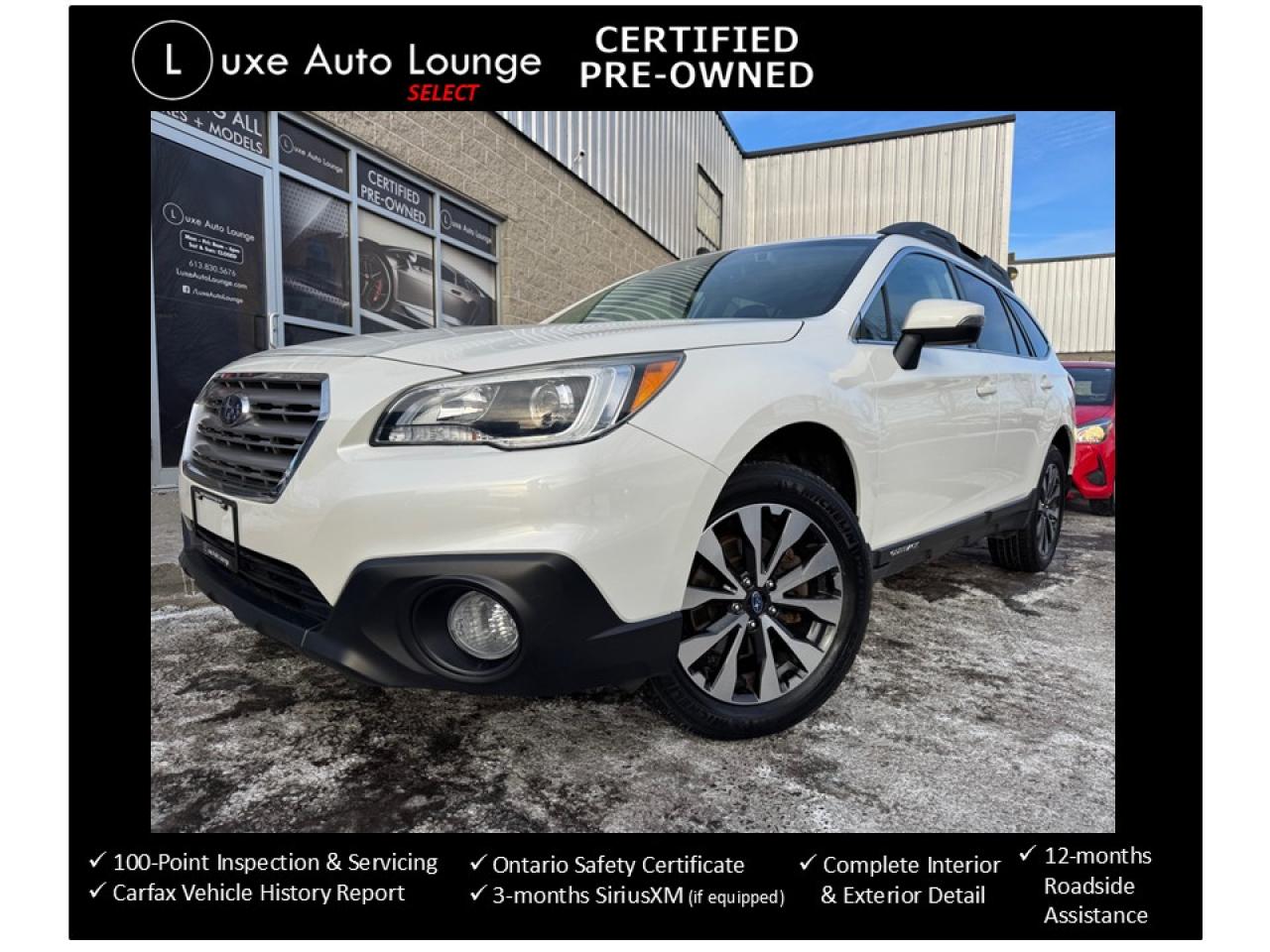 Used 2016 Subaru Outback LIMITED 2.5, NAV, LEATHER, HEATED SEATS, SUNROOF!! for sale in Orleans, ON