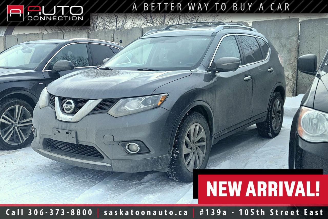 Used 2015 Nissan Rogue SL - AWD - LOW KMS - PREMIUM PKG - HEATED LEATHER - NAVIGATION for sale in Saskatoon, SK