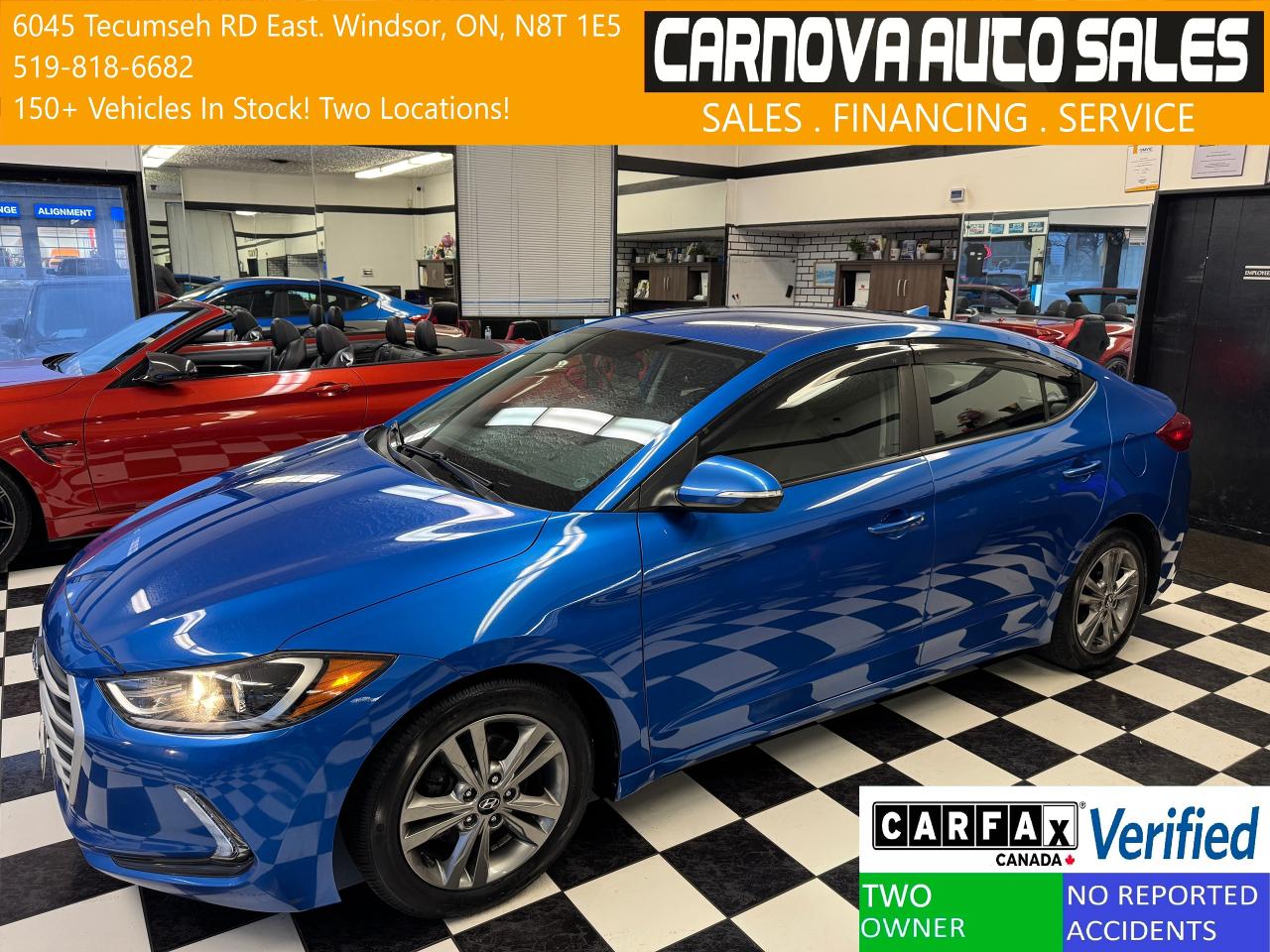 Used 2017 Hyundai Elantra GL+Camera+ApplePlay+Heated Steering+CLEAN CARFAX for sale in Windsor, ON