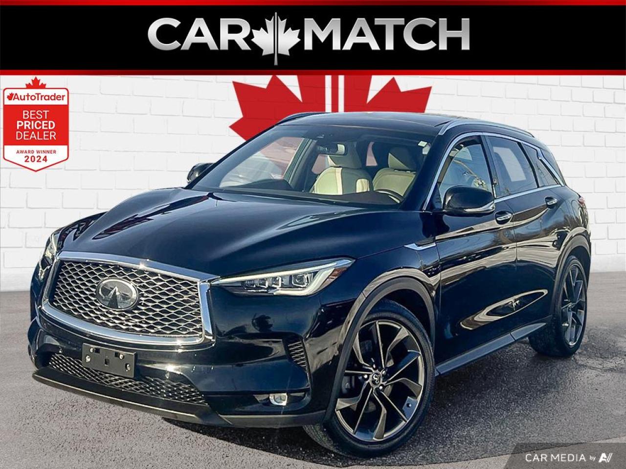 Used 2019 Infiniti QX50 SENSORY / LEATHER / ROOF / NO ACCIDENTS for sale in Cambridge, ON