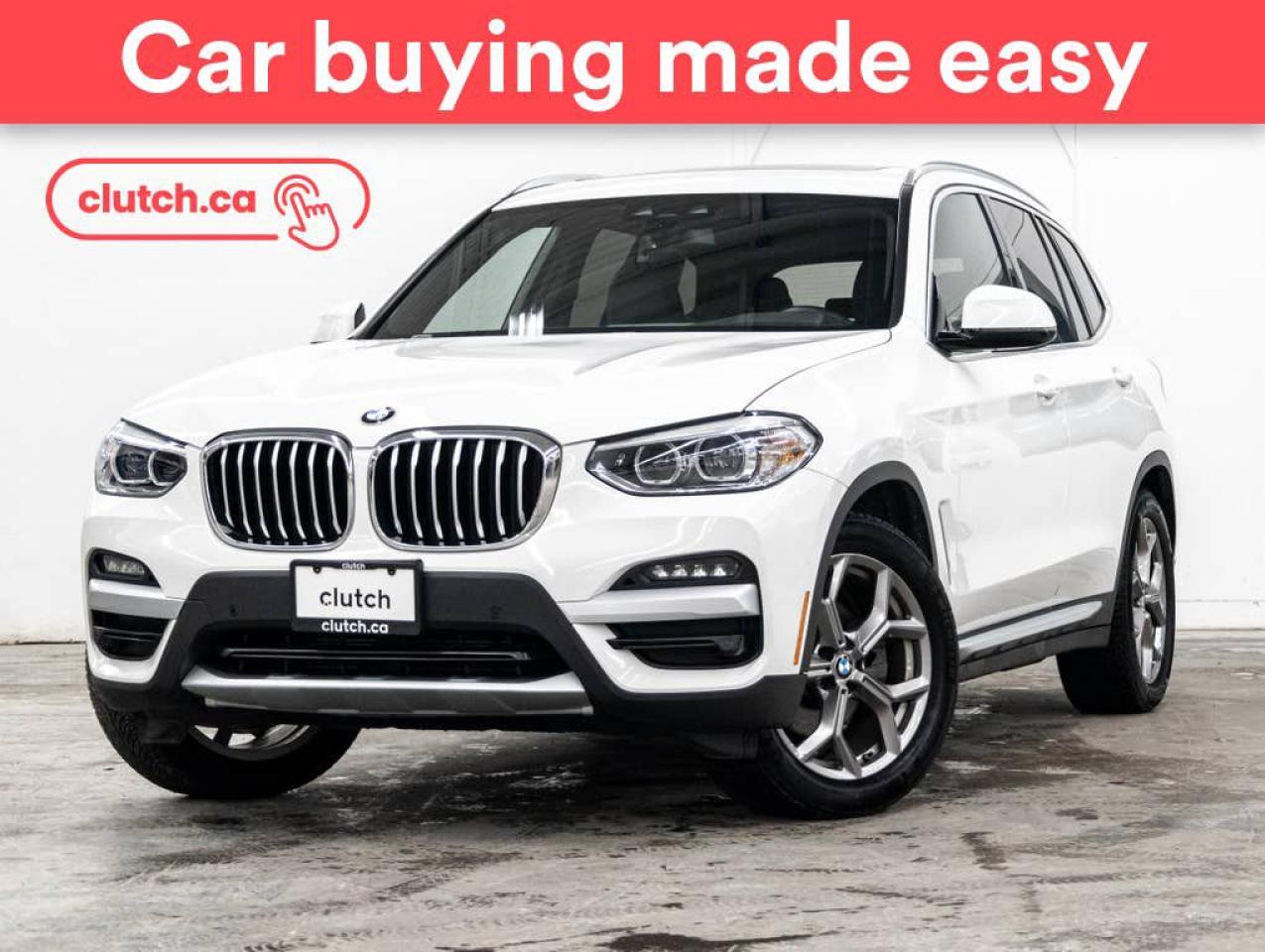 Used 2021 BMW X3 xDrive30i w/ Apple CarPlay & Android Auto, Heated Front Seats, Rearview Camera for sale in Toronto, ON