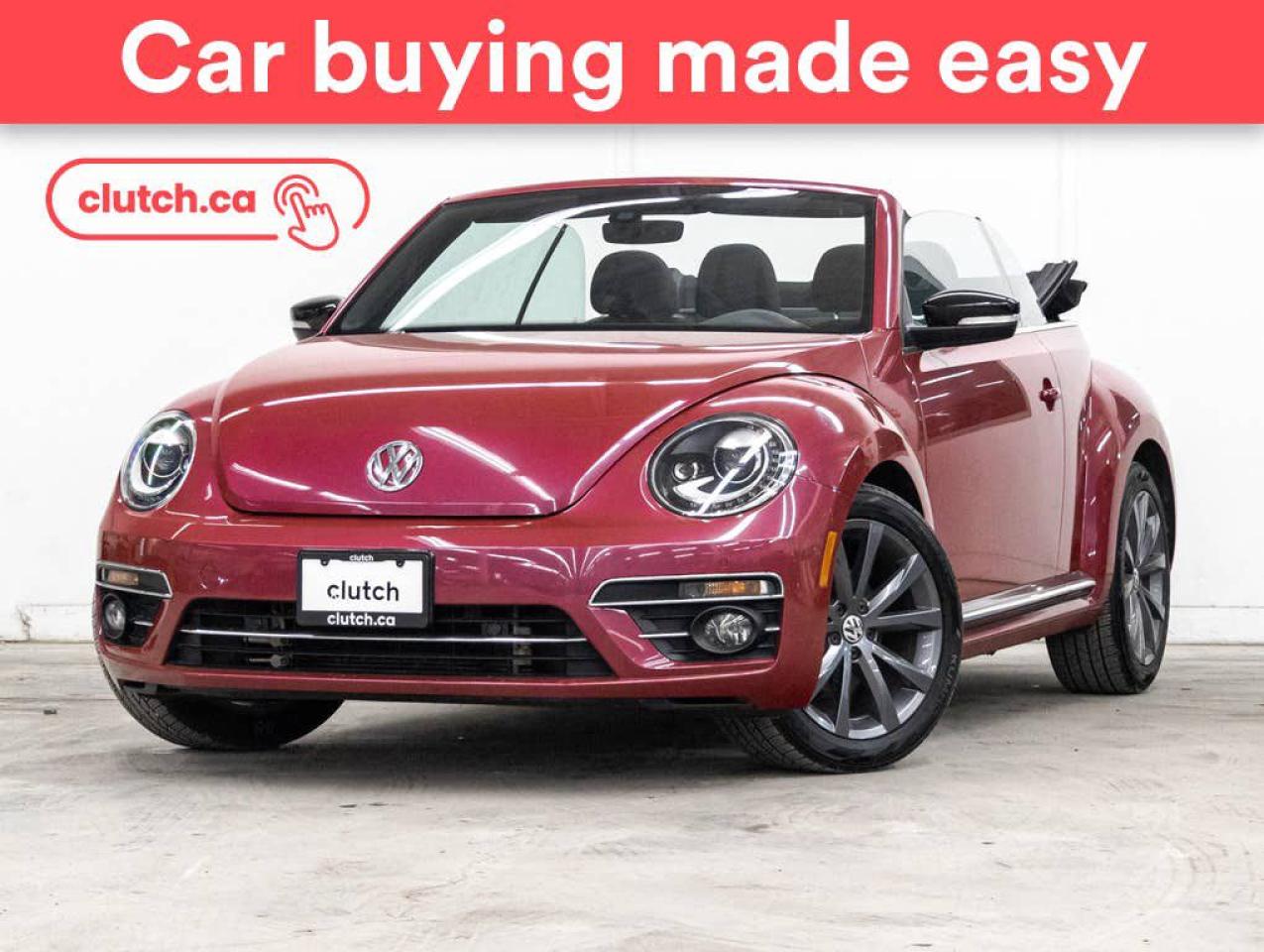 Used 2017 Volkswagen Beetle Convertible PinkBeetle w/ Apple CarPlay & Android Auto, Rearview Cam, Dual Zone A/C for sale in Toronto, ON