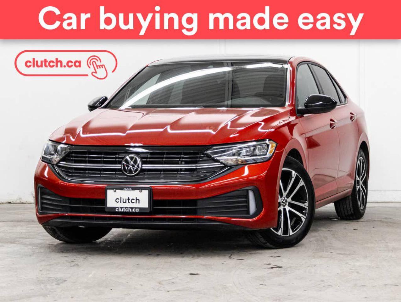 Used 2023 Volkswagen Jetta Comfortline w/ Sport Pkg w/ Apple CarPlay & Android Auto, Power Moonroof, Rearview Cam for sale in Toronto, ON