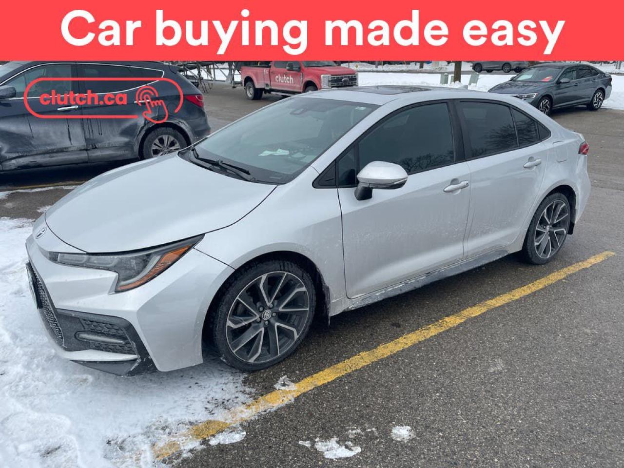 Used 2020 Toyota Corolla XSE w/ Apple CarPlay, A/C, Power Sunroof for sale in Toronto, ON