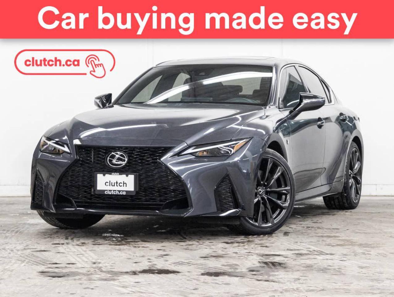 Used 2023 Lexus IS 350 AWD w/ F-Sport 2 Pkg w/ Apple CarPlay & Android Auto, Dual Zone A/C, Power Sunroof for sale in Toronto, ON