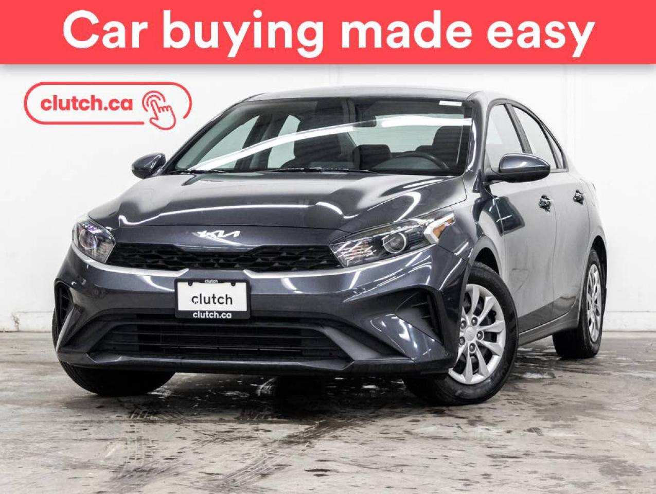 Used 2022 Kia Forte LX w/ Apple CarPlay & Android Auto, Rearview Cam, A/C for sale in Toronto, ON