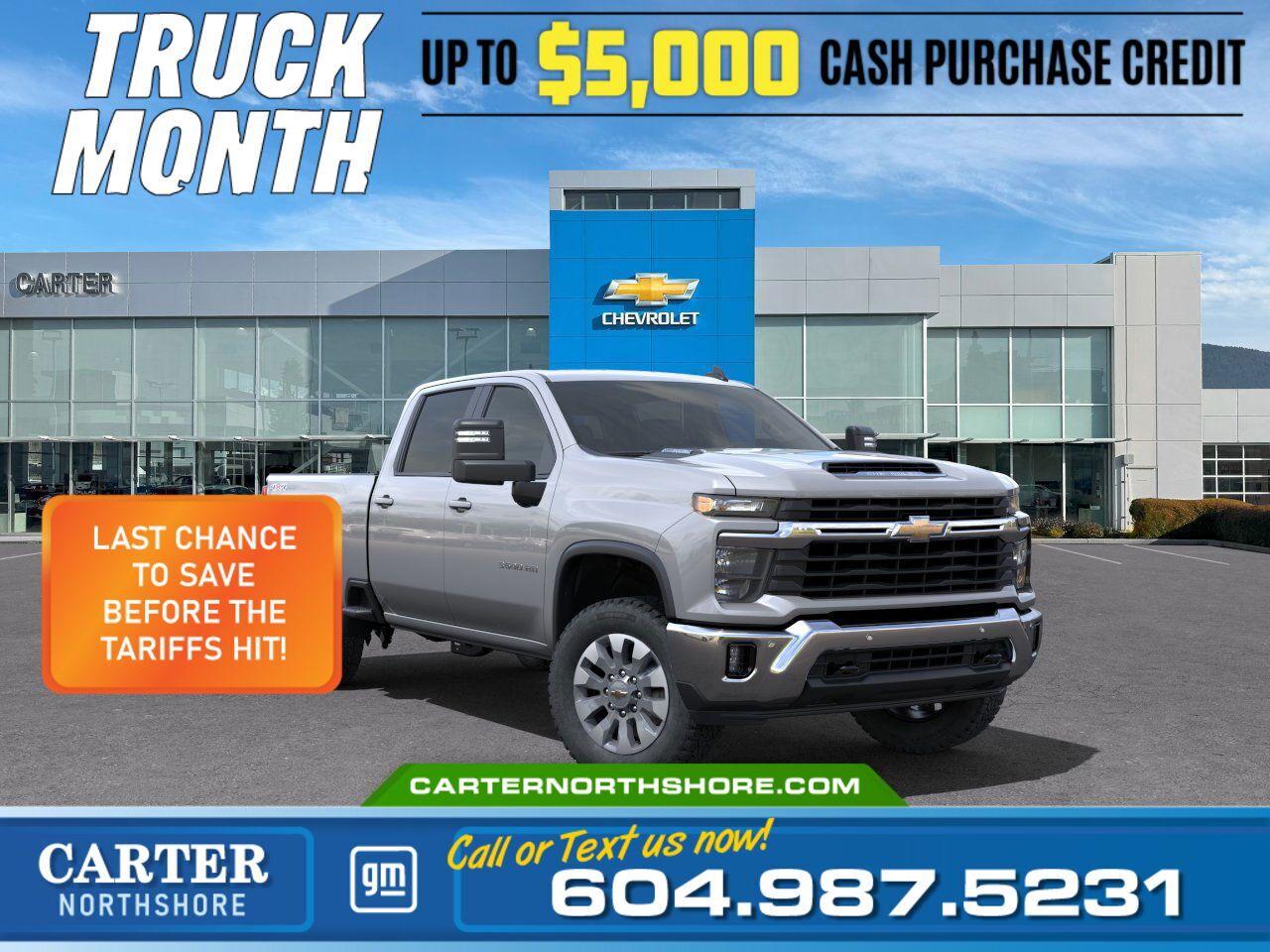 New 2025 Chevrolet Silverado 3500HD Crew Cab 4WD/Diesel for sale in North Vancouver, BC