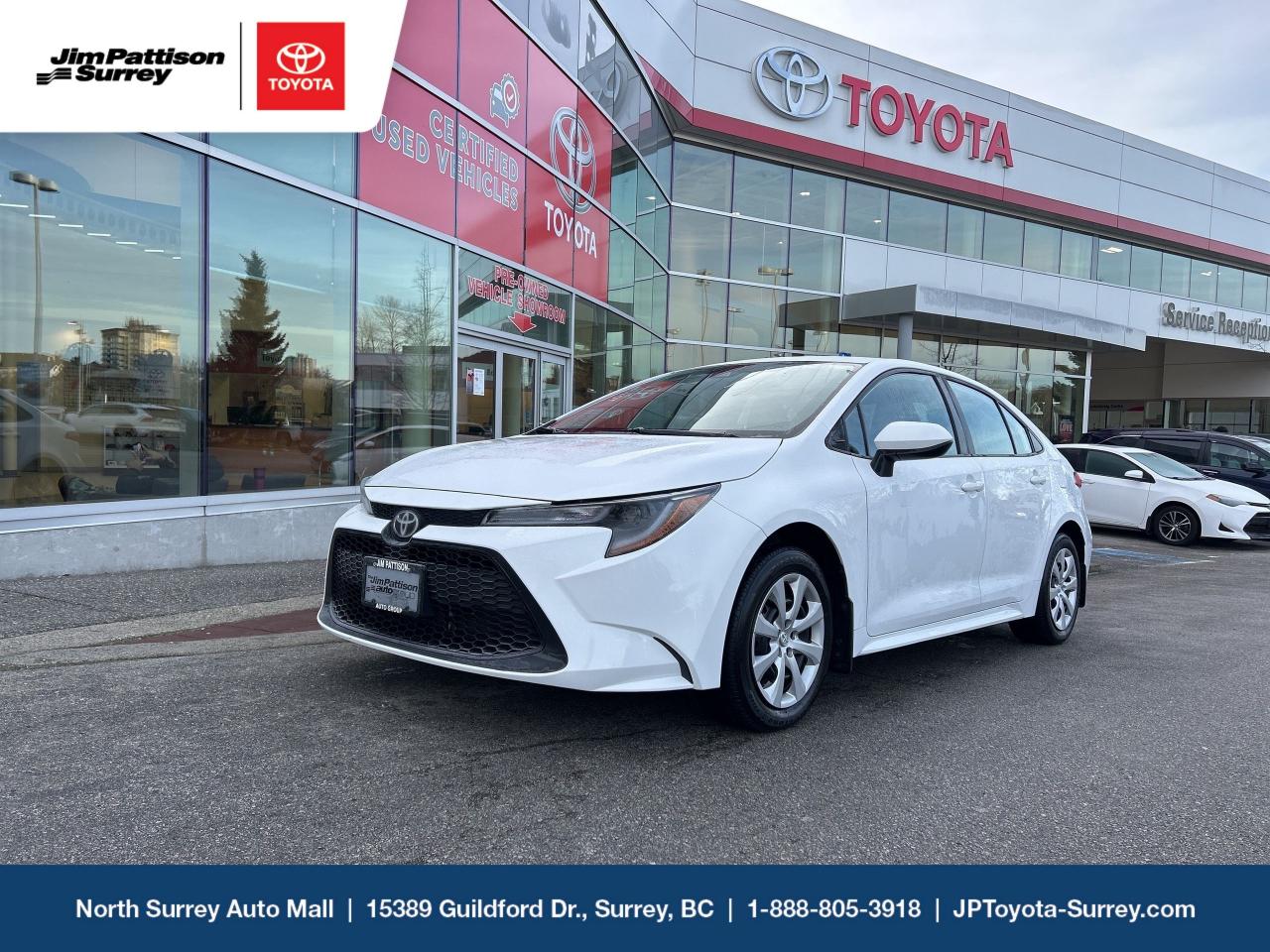 Jim Pattison Toyota Surrey sells & services new & used Toyota vehicles throughout the Lower Mainland. Financing available OAC.  Price does not include $595 documentation, $395 Used car finance placement fee if applicable and taxes. D#6701