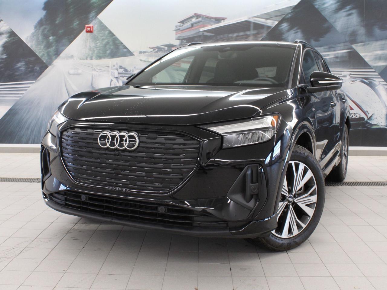 Used 2024 Audi Q4 e-tron 55 quattro + Phonebox | Blk Optics Pkg | Demo for sale in Whitby, ON