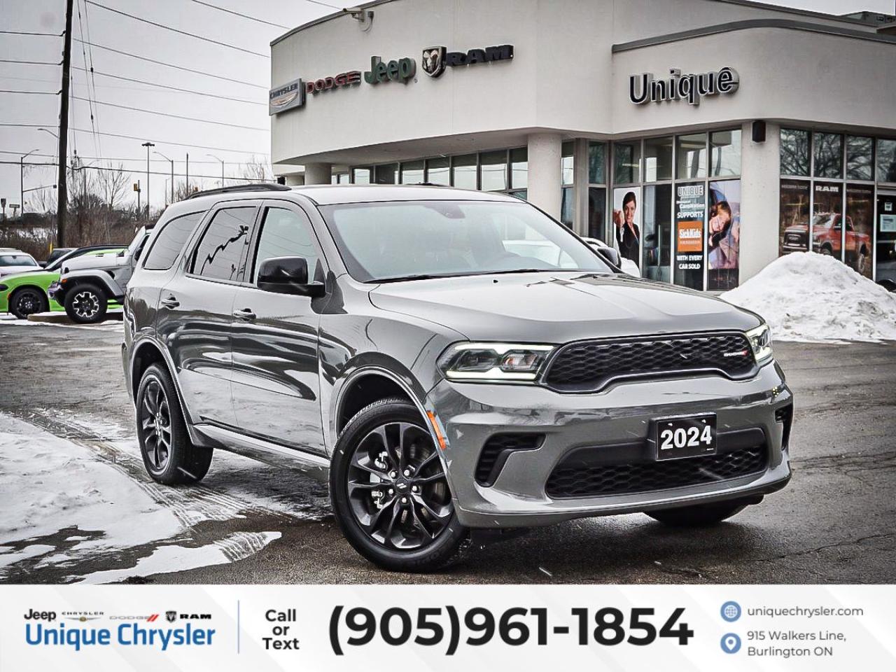 Used 2024 Dodge Durango GT AWD| BLACKTOP PACKAGE| for sale in Burlington, ON